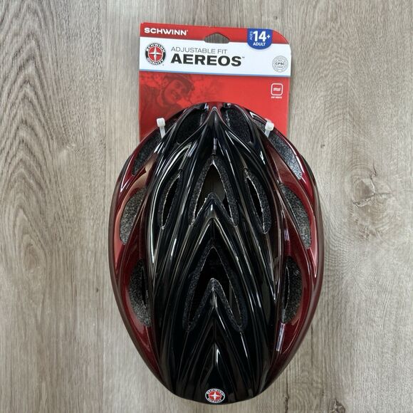Schwinn Adjustable Bike Helmet Adult 14+ Aereos Red Ventilated Bicycle NWT - Picture 1 of 10